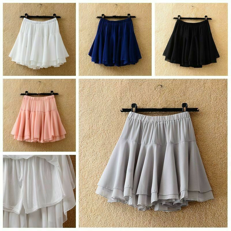 スカート LOW CLASSIC CHIFFON RUFFLE SKIRT LOW CLASSIC CHIFFON RUFFLE SKIRT