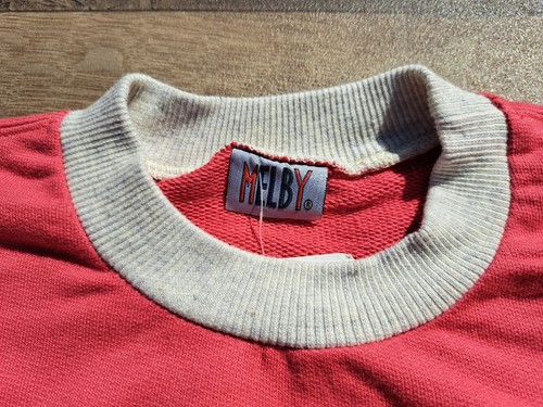 Melby Deadstock Vintage 80s Boy Sweatshirt Size 14 Years Adult S/M - Picture 5 of 7