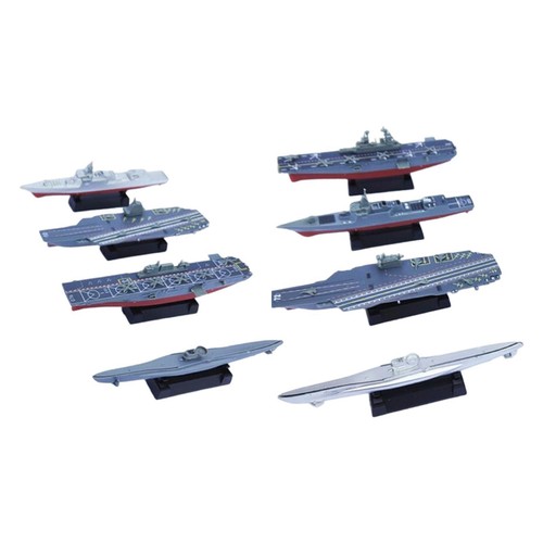8x porte-avions jouet modèle de navire assemblé 4D moderne pour adultes - Imagen 3 de 10