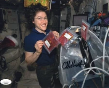 Christina Koch signed 8x10 NASA Astronaut  Artemis II   JSA COA #2