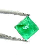 Natural Emerald Sugarloaf Cabochon 5.50x5.50 mm 1.00 Cts Untreated Loose Gems