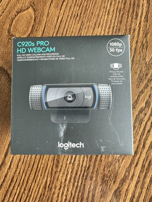Logitech C920s Pro 1080p HD Webcam with Privacy Shutter - Black (960-001251)
