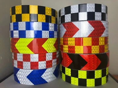 High Intensity Reflective Tape Vinyl Self-Adhesive Safety Reflector Stickers - Image 1 of 4
