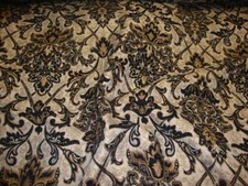 BLACK Saxxon Damask Chenille Damask 54" Wide upholstery furniture Fabric