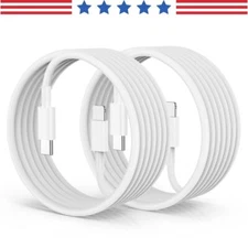 Lot Fast Charger 3/6 Ft USB C Charging Cable For iPhone 14 13 12 11 Pro Max XR 8