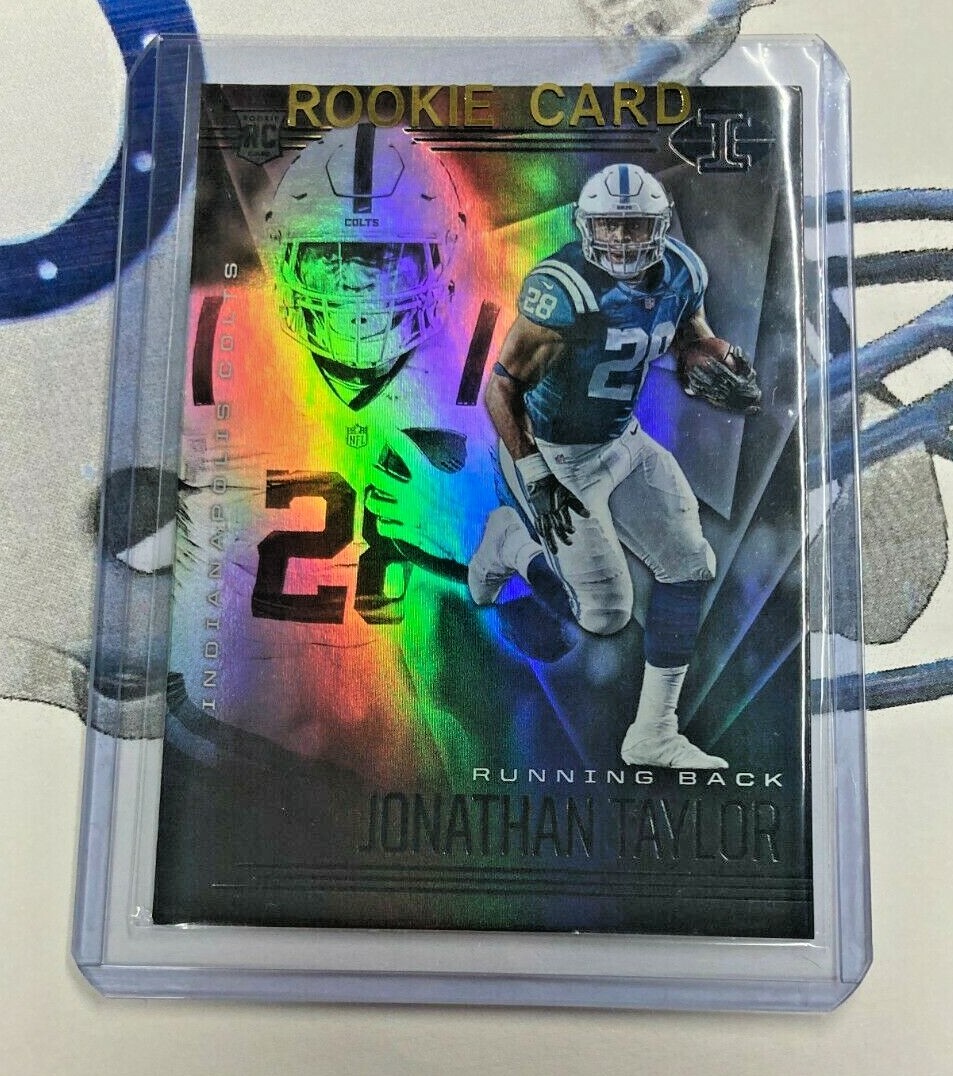 Jonathan Taylor RC 2020 Panini 🏈 Football Illusions #14 Rookie COLTS QTY 🔥