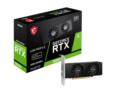 MSI GeForce RTX 3050 LP 6G OC Graphics Card Low Profile GDDR6