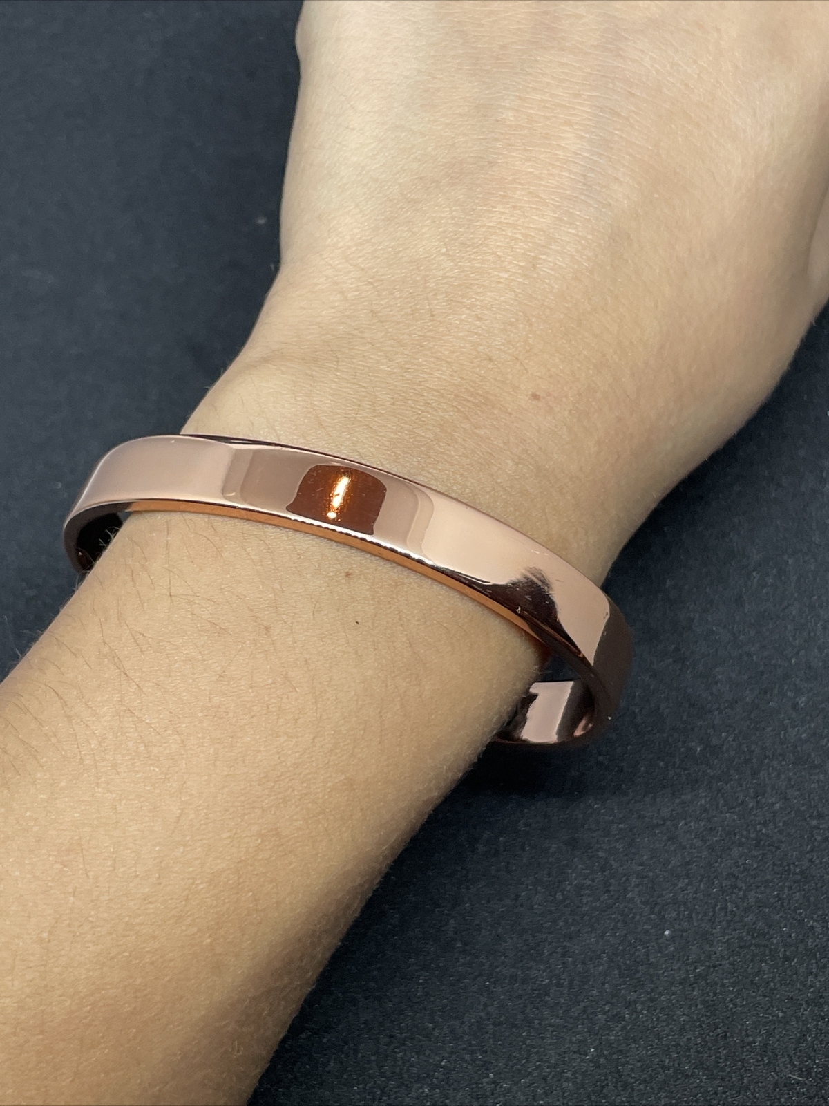 PURE SOLID COPPER Cuff Bracelet 2.75” Stunning Sh… - image 2