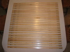 25 Meter Yardstick Wood Wooden Ruler Lot Advertising Sign Color Art Craft