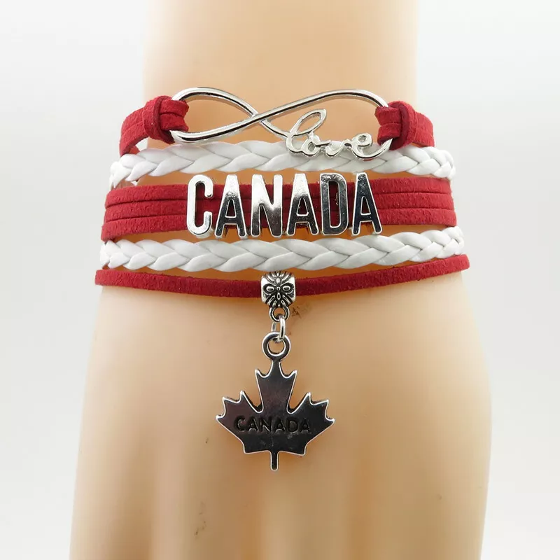 Flag charm bracelet clearance