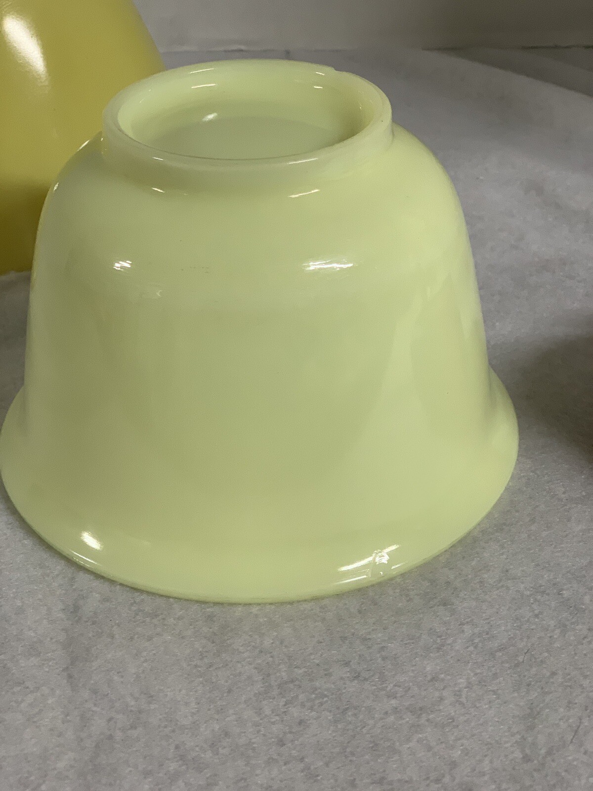 vintage Seville Yellow Uranium Glass Mixer Bowl eBay