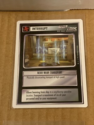  Star Trek CCG Beta WB 1995 Near Warp Transport