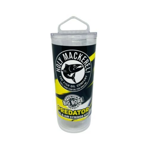 HOLY MACKEREL FISH OIL 120ML & 1LTR BOTTLES FULL RANGE CATFISH CARP OIL