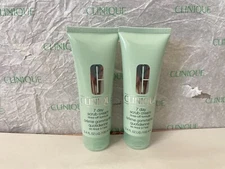 Lot of 2 Clinique 7 Day Scrub Cream Rinse-Off Formula 3.4oz - New