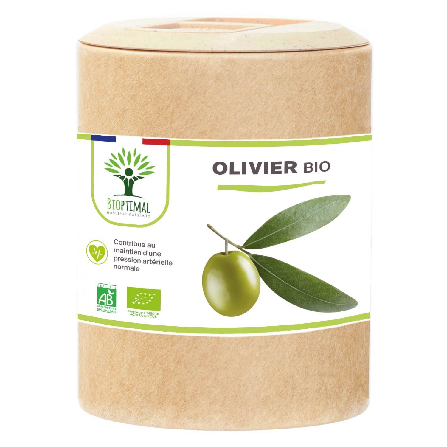 Gélules d'olivier bio pour réguler la tension et purifier l'organisme au quotidien