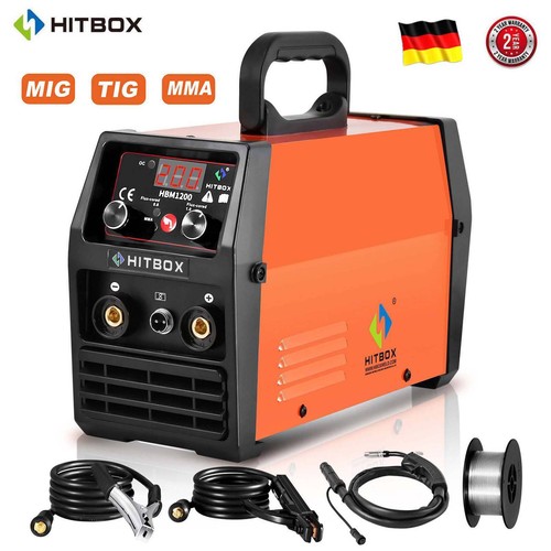 MIG/MMA/TIG 3 in 1 Schweißgerät Fülldraht IGBT-Technologie 2,2–12m/min Inverter - Bild 16 von 16