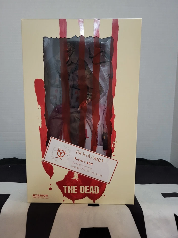 Subject 805 Biohazard Tactical Zombie SIDESHOW HOT TOYS The Dead 1/6 12" Sin usar, en caja Foto 2 de 4