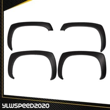 4PCS Matte Factory Style Fender Flares Fit For Chevy Silverado 99-06 1500 2500