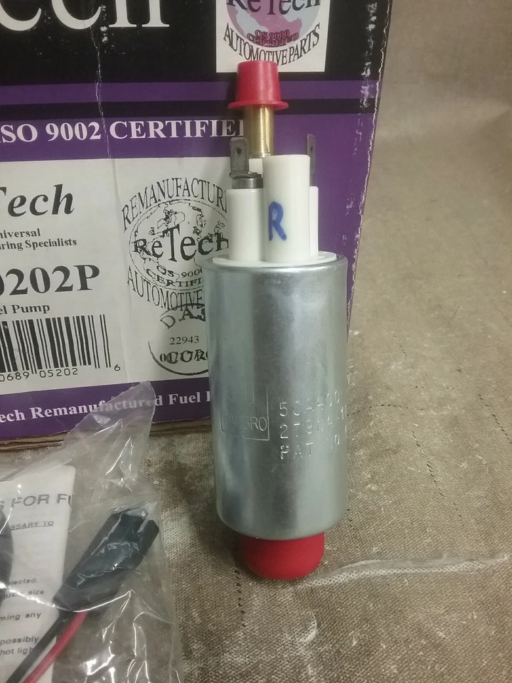 Bomba de combustible eléctrica remanufacturada RE0202P ReTech - Certificado QS 9000 ISO 9002 Foto 2 de 4