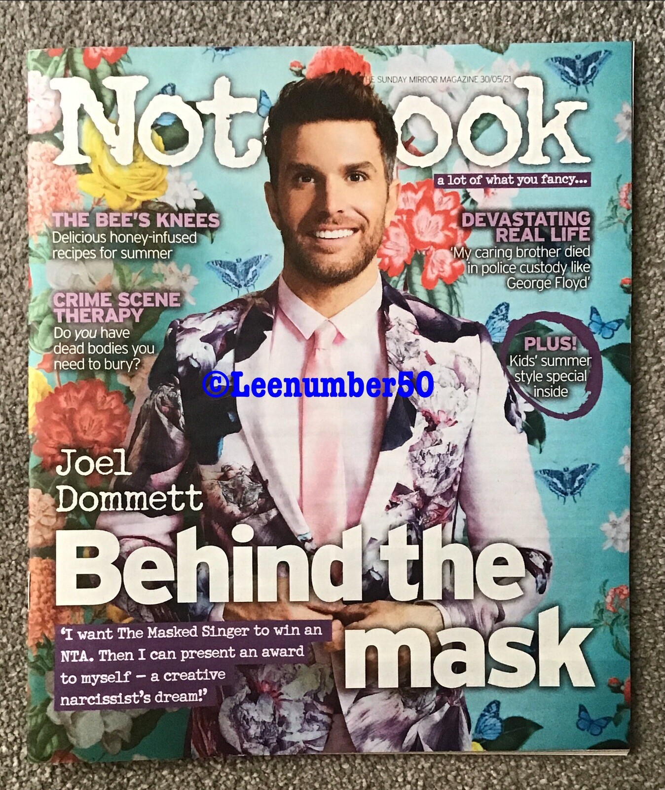 Joel Dommett Notebook Magazine Issue 30/5/21 Featuring Julia Bradbury Ashley Graham Grace De  -image