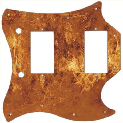 SG Standard Schlagbrett maßgeschneidert Gibson Grafik Grafik Gitarren-Schlagbrett Guard rostig