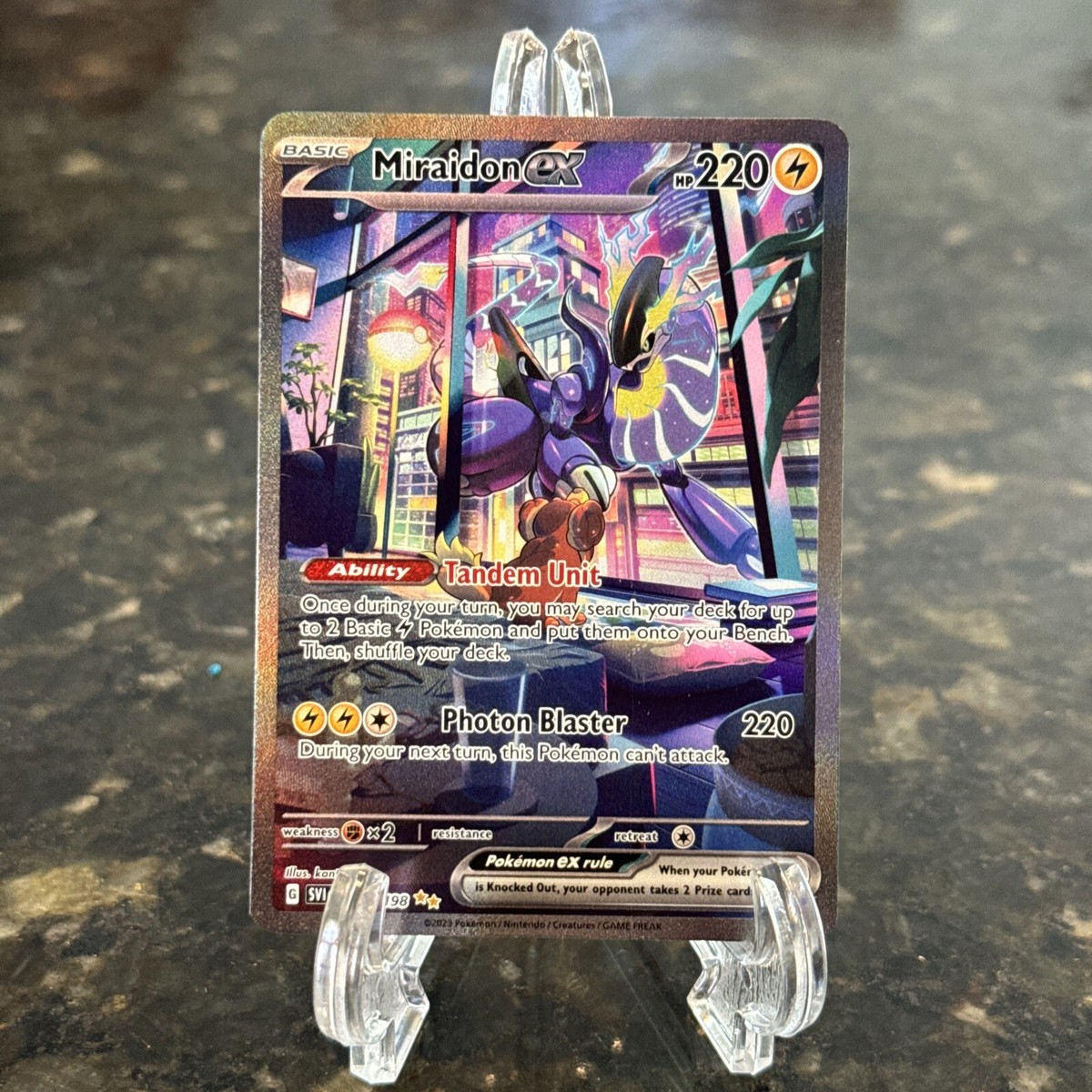 バイオレットex ミライドンex sa pokemon card Miraidon ex RR 037/078 SV1V Violet ex - Pokemon Card