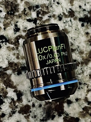 Olympus LUCPLFLN40XPH LUCPlanFL N 40x/0.60  /0-2/FN22 Microscope Objective Lens