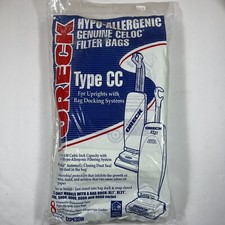Pack of 8 Oreck XL Type CC Vacuum Cleaner Bags CCPK8DW Hypo-Allergenic 2004
