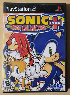 Sonic Mega Collection Plus PS2 (Sony PlayStation 2, 2004) Black Label Complete 