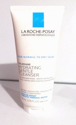 La Roche Posay Toleriane Hydrating Gentle Cleanser 1.69 Fl Oz/50ml Exp. 4/27