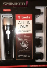 Sminiker Professional 5 in 1 Multi-functional Waterproof Man's Grooming Kit