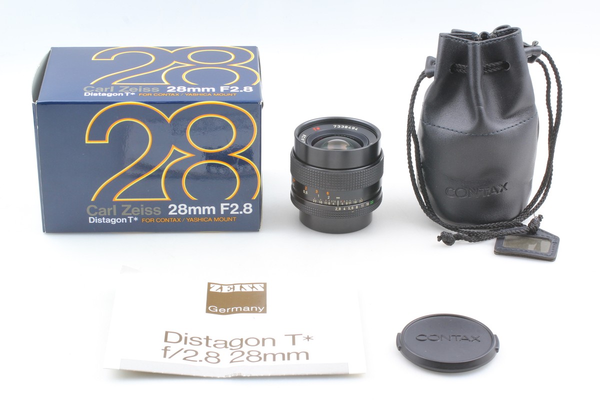 【美品】Carl Zeiss CONTAX Distagon 28mm F2.5 Contax ZEISS Distagon T 28mm f/2.8 Lens for sale online | eBay
