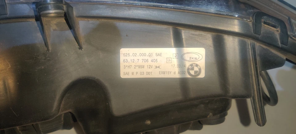 Conjunto de faros delanteros BMW R 1200 RT K26 2014 usados 625,02.000,01 Foto 4 de 4