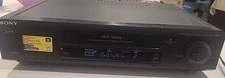 SONY SLV-760HF Hi-Fi Stereo VHS VCR Recorder/Player -TESTED WORKS! PLS READ