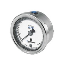 ASHCROFT 251009SW02BXLL30 Pressure Gauge,0 to 30 psi,2-1/2In,1/4In 4EFR1