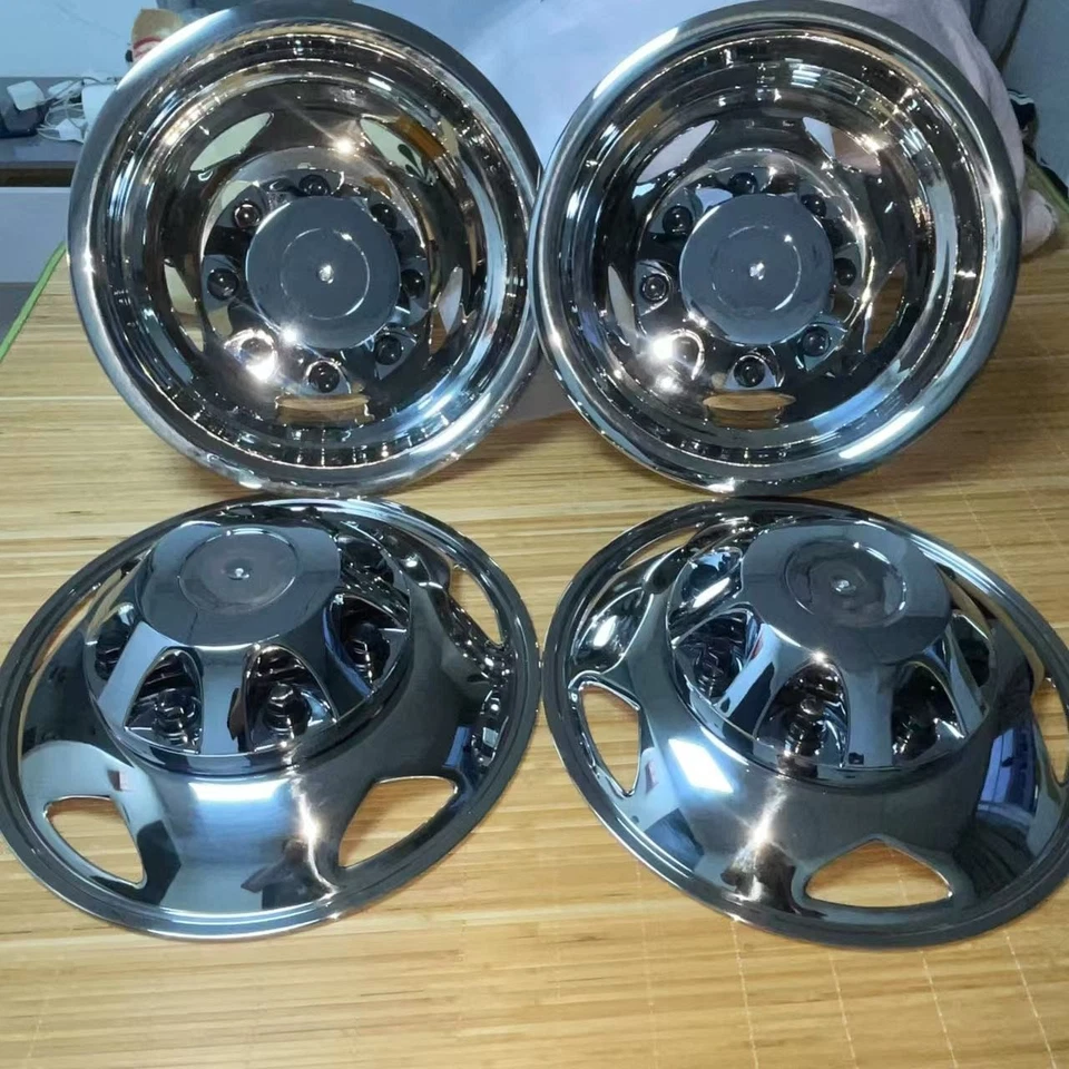 2011-2024 Silverado 3500 17" Dually Wheel Simulators Dual Rim Covers - Image 3 of 4