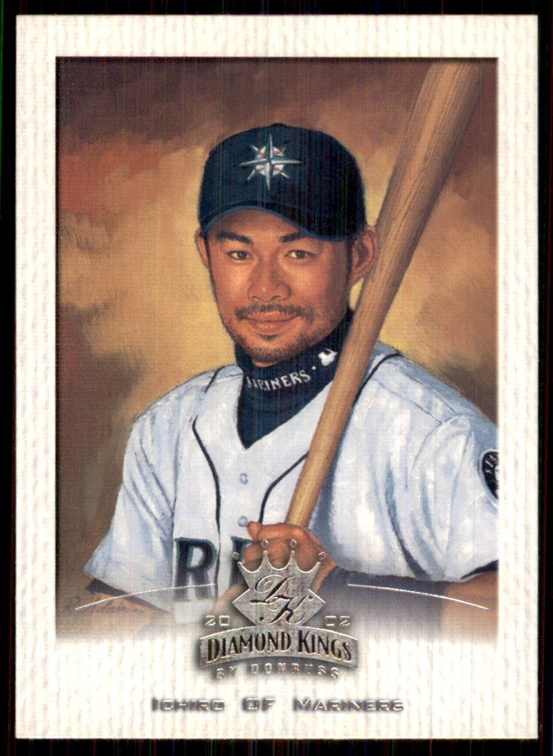2002 Donruss Diamond Kings #74 Ichiro Seattle Mariners