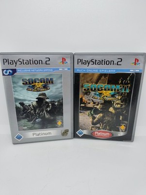 Playstation 2 PS2 Spiele Bundle - Socom & Socom II 2 - U.S. Navy Seals