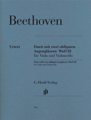 Duet With Two Obligato Eyeglasses | Ludwig van Beethoven | Henle Urtext Editions