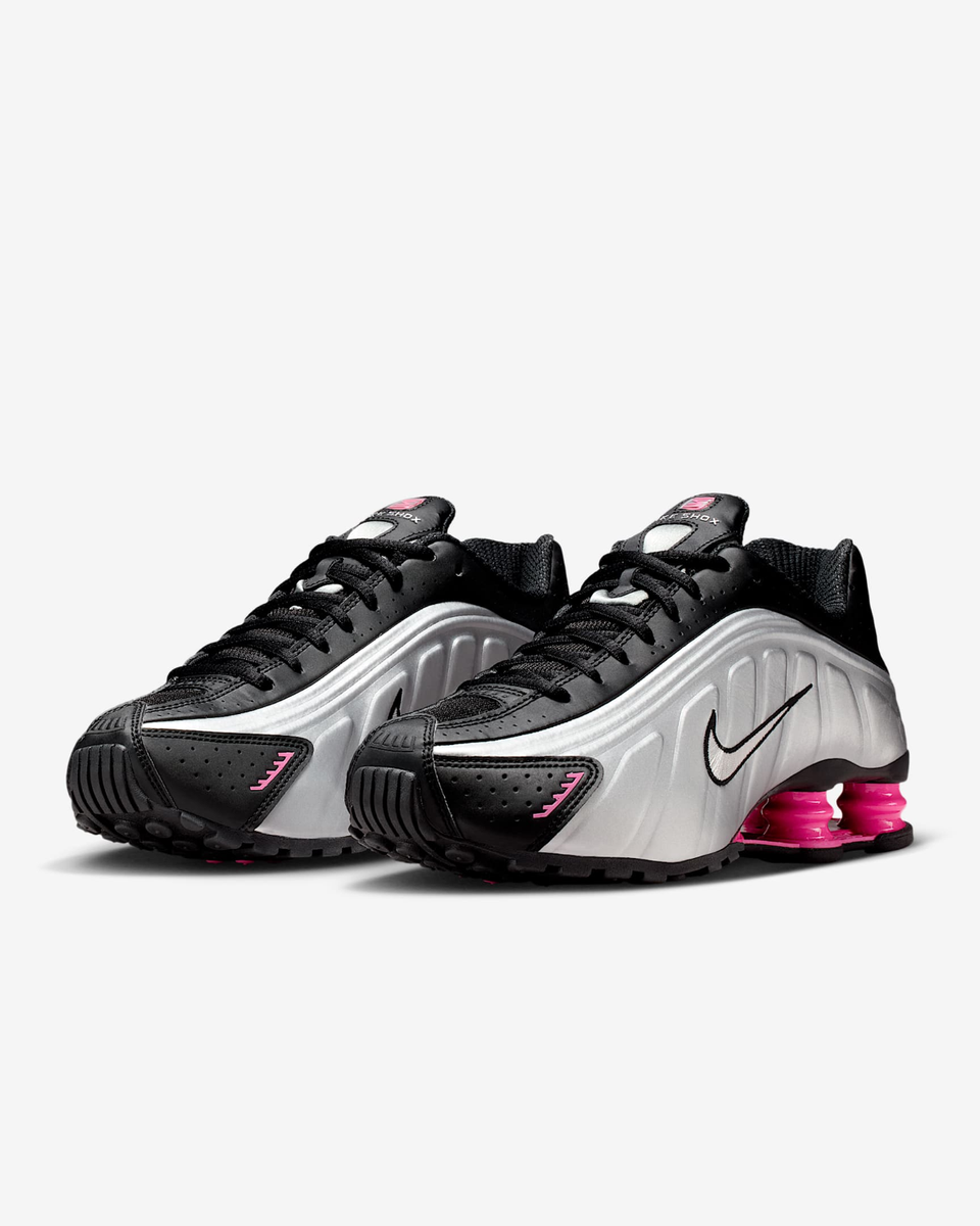 Nike WMNS Shox R4 Black Pinksicle Silver AR3565-012 Women's Size
