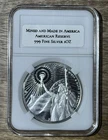 American Reserve 1 oz .999 Fine Silver Round Mined and Made in America