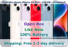 OPEN BOX Apple iPhone 14 Plus - 128 GB Choose Color Unlocked 100 Battery