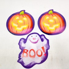 Vintage Halllmark Halloween Pumpkin Ghost Cut...