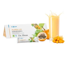 Fuxion Flora Liv-Organic-Drink Mix With PROBIOTICS-28 sticks FREE FHIPPING!!!
