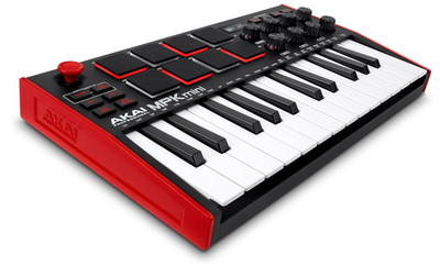 AKAI Professional MPK Mini MK3 - 25 Key USB MIDI Keyboard Controller With 8 Back