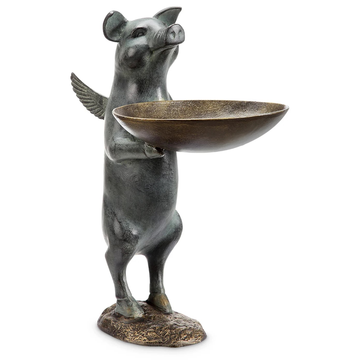 SPI Aluminum Winged Pig Birdfeeder