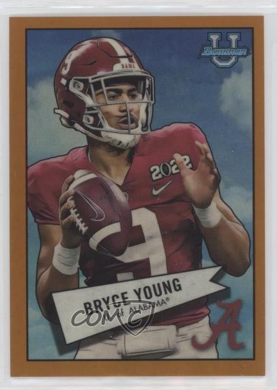 2022 Bowman U Chrome 1952 Orange Refractor 15/25 Bryce Young #52BF-1 01nc