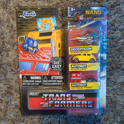 Jada Nano Hollywood Rides Transformers VW Volkswagen Beetle Bumblebee Diecast