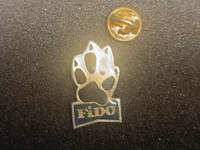 Fido Pin Abdruck Pfote Tiere - Pins Badge L23