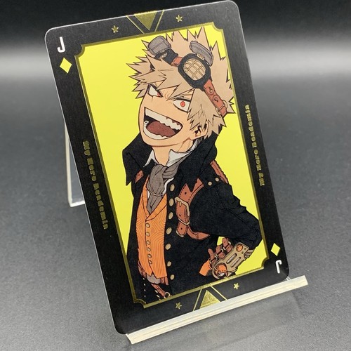 Foil-stamped playing cards My Hero Academia exhibition Jump JP Comic Diamonds J - Picture 6 of 12